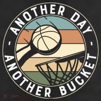 Retro Basketball Another Day Another Bucket Baller Trucker Hat