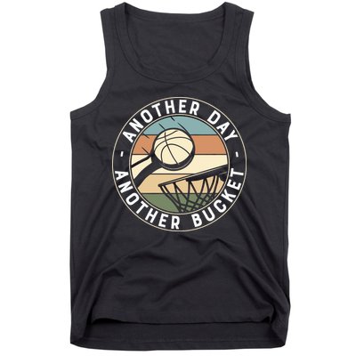 Retro Basketball Another Day Another Bucket Baller Tank Top