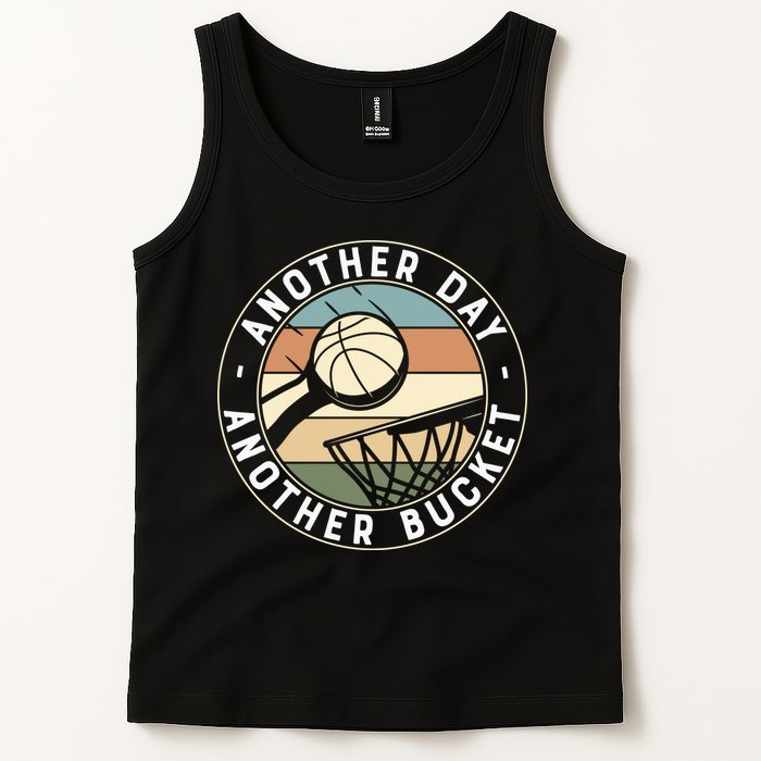 Retro Basketball Another Day Another Bucket Baller Tank Top