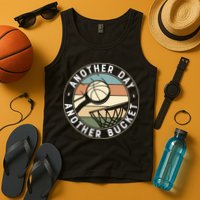 Retro Basketball Another Day Another Bucket Baller Tank Top