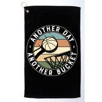 Retro Basketball Another Day Another Bucket Baller Golf Towel