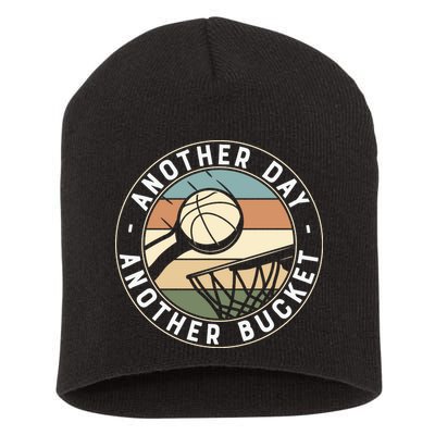Retro Basketball Another Day Another Bucket Baller Short Acrylic Beanie