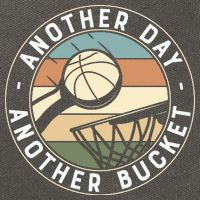 Retro Basketball Another Day Another Bucket Baller Cotton Canvas Backpack