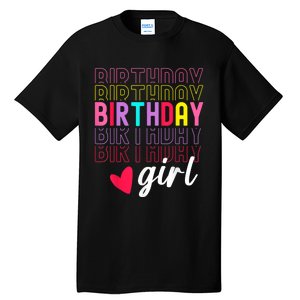 Retro Birthday Awesome Cute Birthday Party Tall T-Shirt