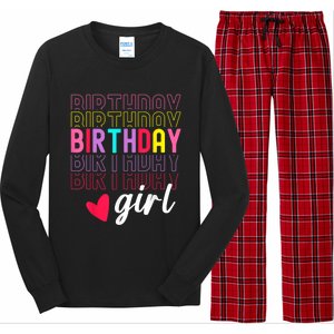 Retro Birthday Awesome Cute Birthday Party Long Sleeve Pajama Set