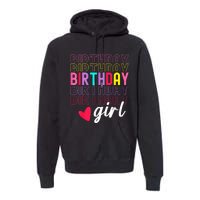 Retro Birthday Awesome Cute Birthday Party Premium Hoodie