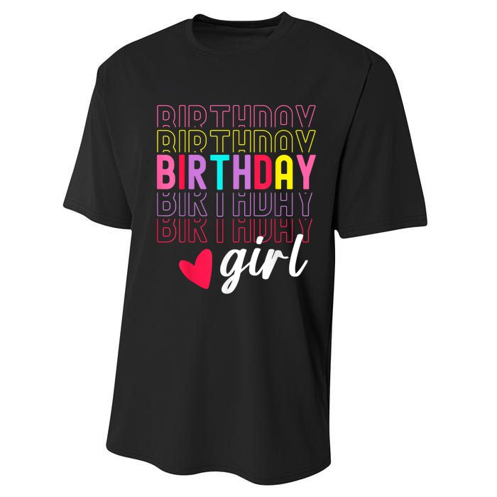 Retro Birthday Awesome Cute Birthday Party Performance Sprint T-Shirt