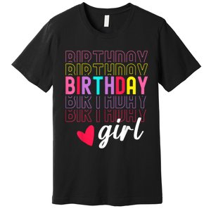 Retro Birthday Awesome Cute Birthday Party Premium T-Shirt