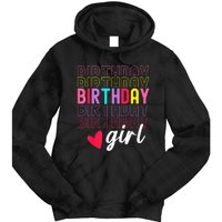 Retro Birthday Awesome Cute Birthday Party Tie Dye Hoodie