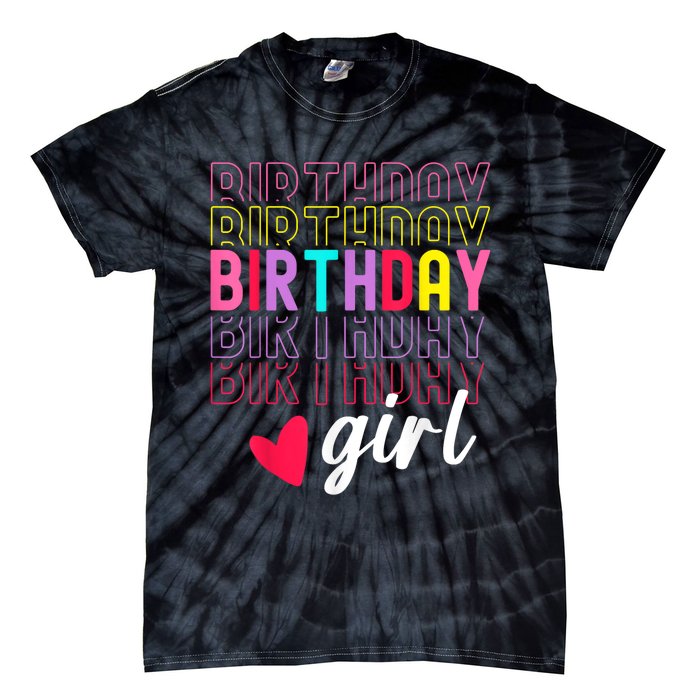 Retro Birthday Awesome Cute Birthday Party Tie-Dye T-Shirt