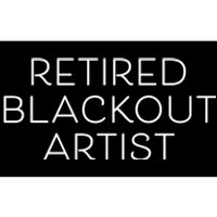 Retired Blackout Artist Bumper Sticker