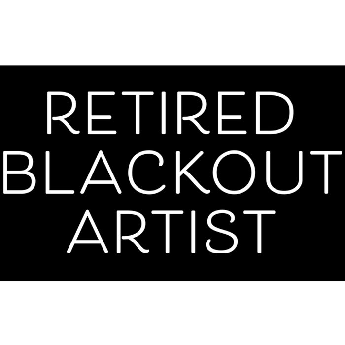 Retired Blackout Artist Bumper Sticker