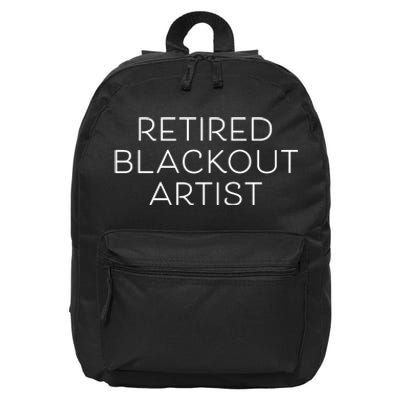 Retired Blackout Artist 16 in Basic Backpack