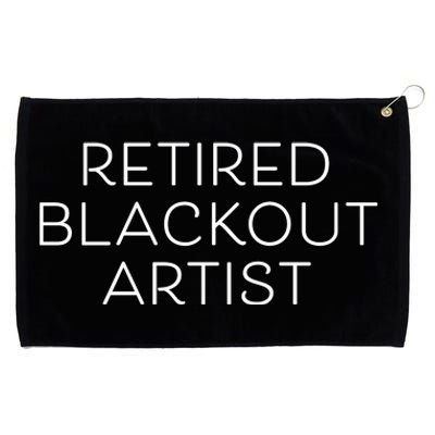 Retired Blackout Artist Grommeted Golf Towel