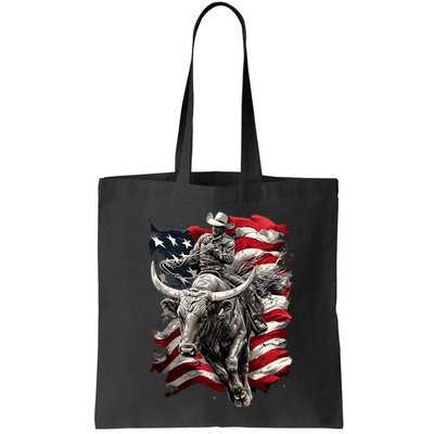 Rodeo Bucking Bull Riding Cowboy Western Bag