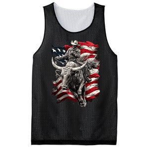 Rodeo Bucking Bull Riding Cowboy Western Mesh Reversible Basketball Jersey Tank