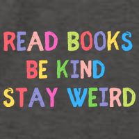 Read Books Be Kind Stay Weird Vector Backpack