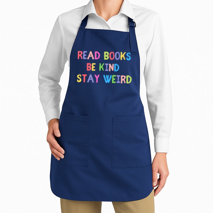 Read Books Be Kind Stay Weird Apron