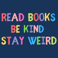 Read Books Be Kind Stay Weird Women's V-Neck T-Shirt