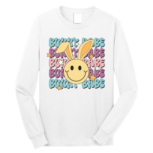 Retro Bunny Babe Cute Bunny Long Sleeve Shirt