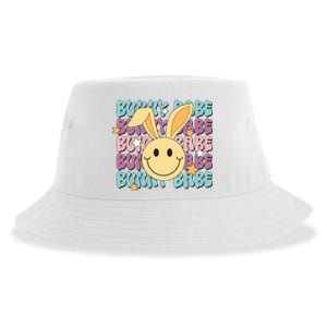 Retro Bunny Babe Cute Bunny Sustainable Bucket Hat