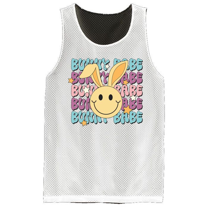 Retro Bunny Babe Cute Bunny Mesh Reversible Basketball Jersey Tank