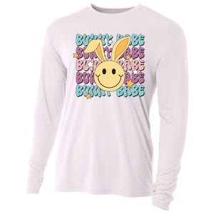 Retro Bunny Babe Cute Bunny Cooling Performance Long Sleeve Crew