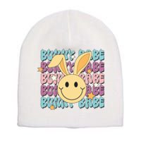 Retro Bunny Babe Cute Bunny Short Acrylic Beanie