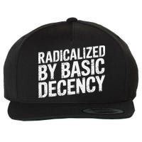 Radicalized By Basic Decency 2 Gift Wool Snapback Cap