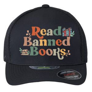 Read Banned Books Week Reading Freedom Librarian Flexfit Unipanel Trucker Cap