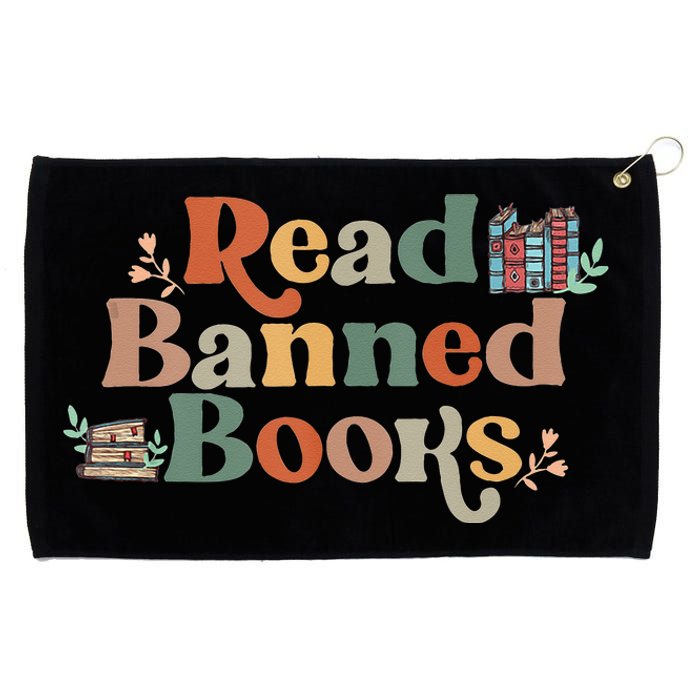 Read Banned Books Week Reading Freedom Librarian Grommeted Golf Towel