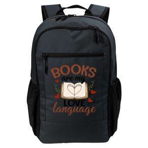 Reading Books Books Are My Love Language Gift Cute Reading Daily Commute Backpack