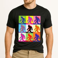 Retro Bigfoot Bigfoot Art Sasquatch Funny Art Bigfoot Cooling Performance Crew T-Shirt