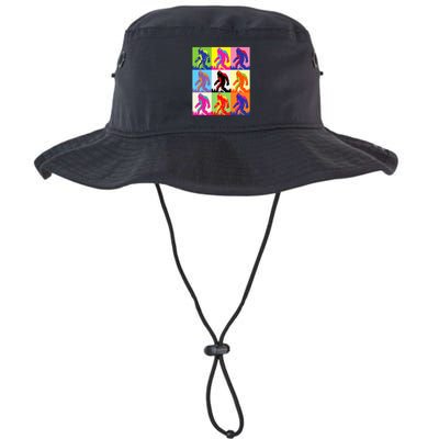 Retro Bigfoot Bigfoot Art Sasquatch Funny Art Bigfoot Bucket Hat