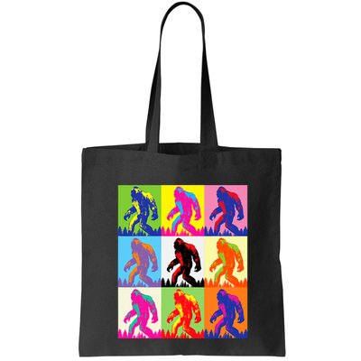 Retro Bigfoot Bigfoot Art Sasquatch Funny Art Bigfoot Bag