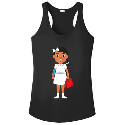 Ruby Bridges Black History Month Walk To School Day Ladies PosiCharge Competitor Racerback Tank