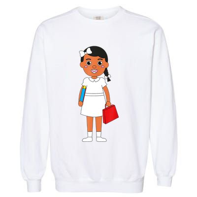 Ruby Bridges Black History Month Walk To School Day Garment-Dyed Sweatshirt