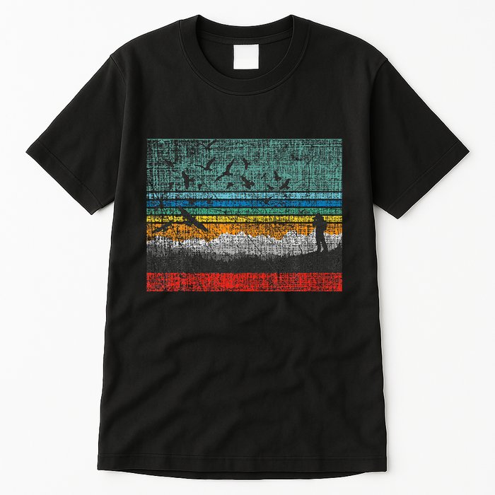 Retro Birding Bird Watching Bird Watcher Birder Tall T-Shirt