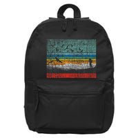 Retro Birding Bird Watching Bird Watcher Birder 16 in Basic Backpack