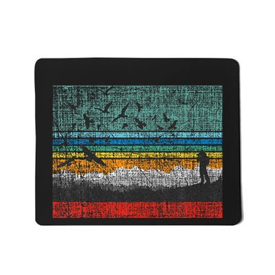 Retro Birding Bird Watching Bird Watcher Birder Mousepad