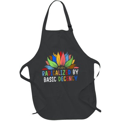 Radicalized By Basic Decency Sunflower Apron