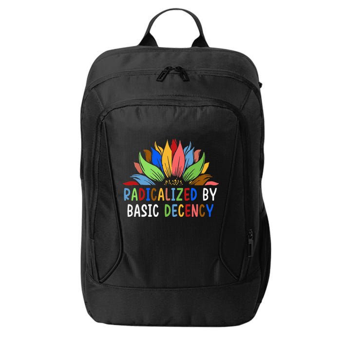 Radicalized By Basic Decency Sunflower City Backpack