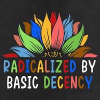 Radicalized By Basic Decency Sunflower 11oz C Handle Ceramic Mug