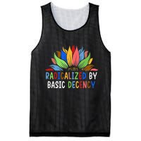 Radicalized By Basic Decency Sunflower Mesh Reversible Basketball Jersey Tank