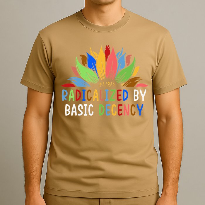 Radicalized By Basic Decency Sunflower T-Shirt