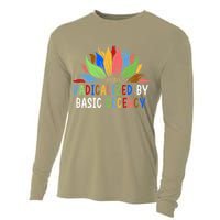 Radicalized By Basic Decency Sunflower Cooling Performance Long Sleeve Crew