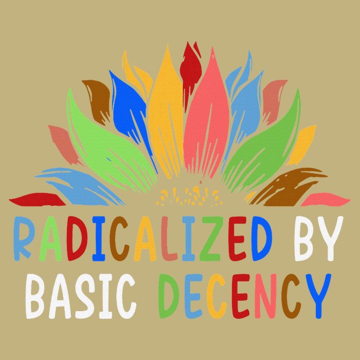 Radicalized By Basic Decency Sunflower Cooling Performance Long Sleeve Crew