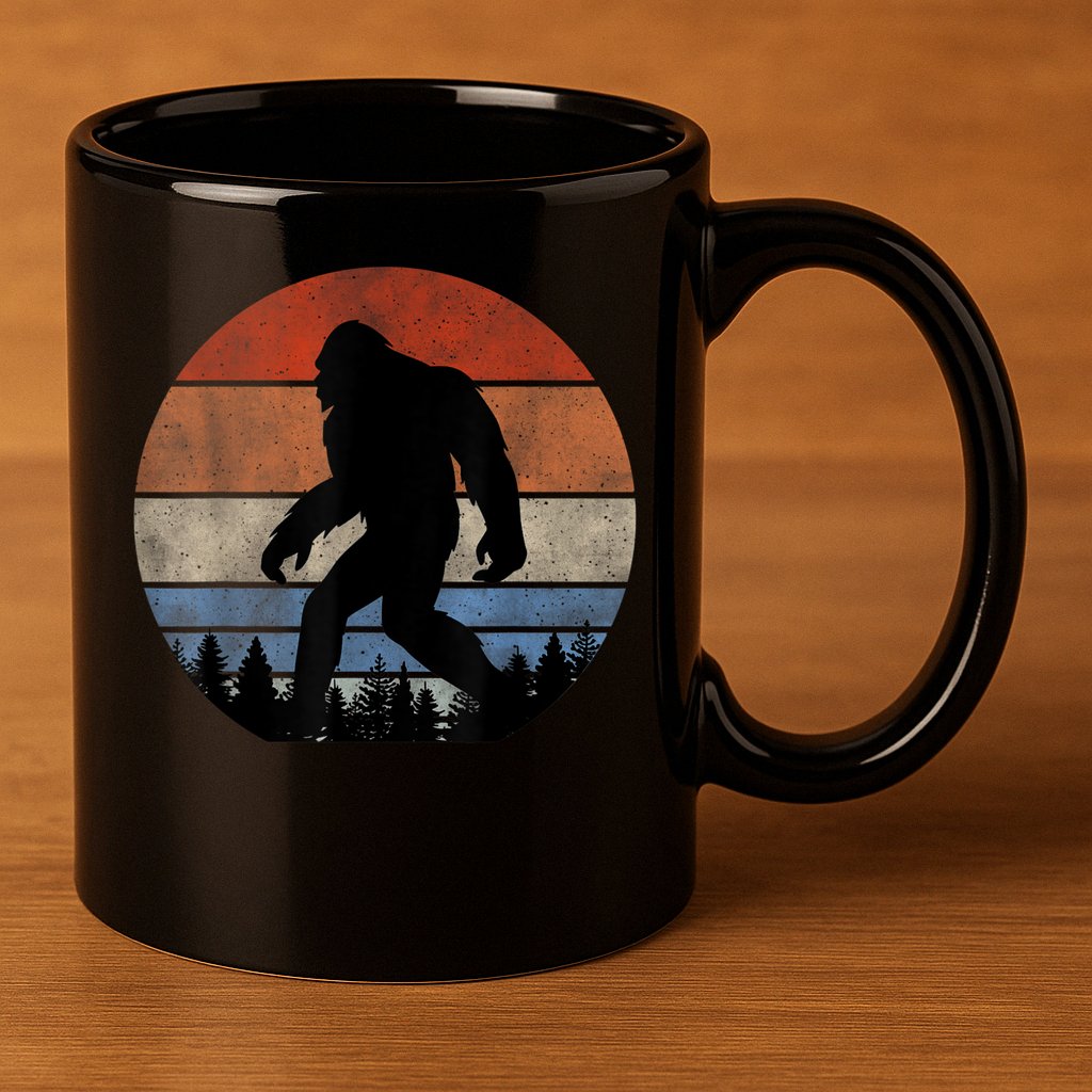 Retro Bigfoot , Bigfoot T , Bigfoot S 11oz C Handle Ceramic Mug