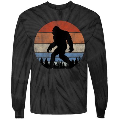 Retro Bigfoot , Bigfoot T , Bigfoot S Tie-Dye Long Sleeve Shirt