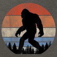 Retro Bigfoot , Bigfoot T , Bigfoot S Cotton Canvas Backpack
